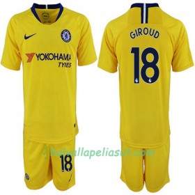 Jalkapallo Pelipaidat Chelsea Olivier Giroud 18 Lasten Vieraspaita 2018-2019 Lyhythihainen